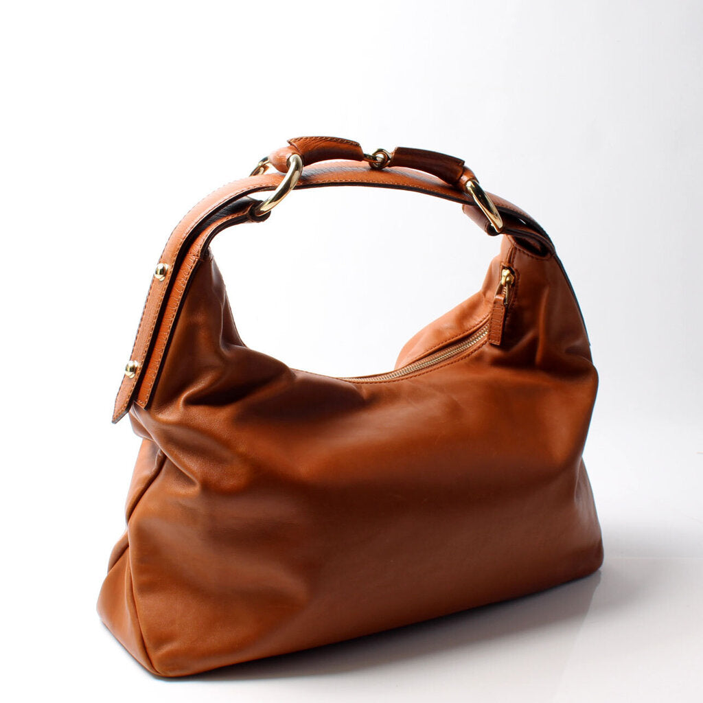 Gucci Horsebit Leather Shoulder Bag Hobo 3