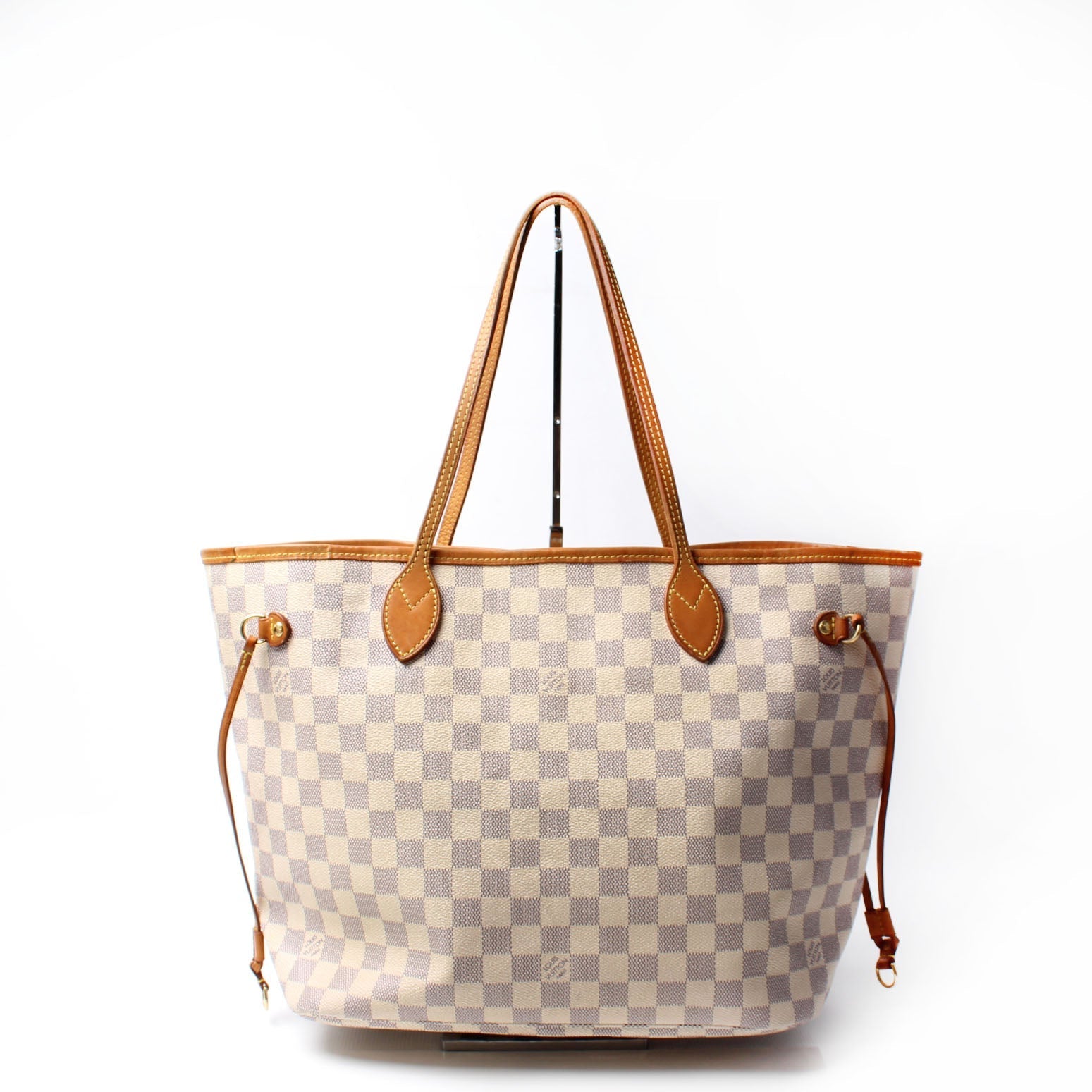 Louis Vuitton Neverfull MM Azur Damier Tote Bag Azur 61
