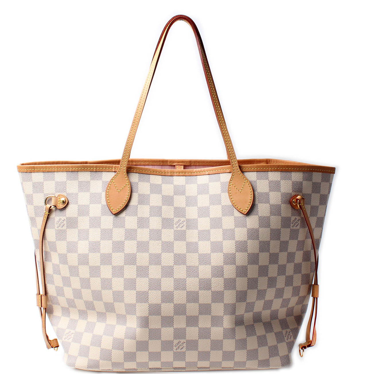 Louis Vuitton Neverfull MM Azur Damier Tote Bag Azur 62
