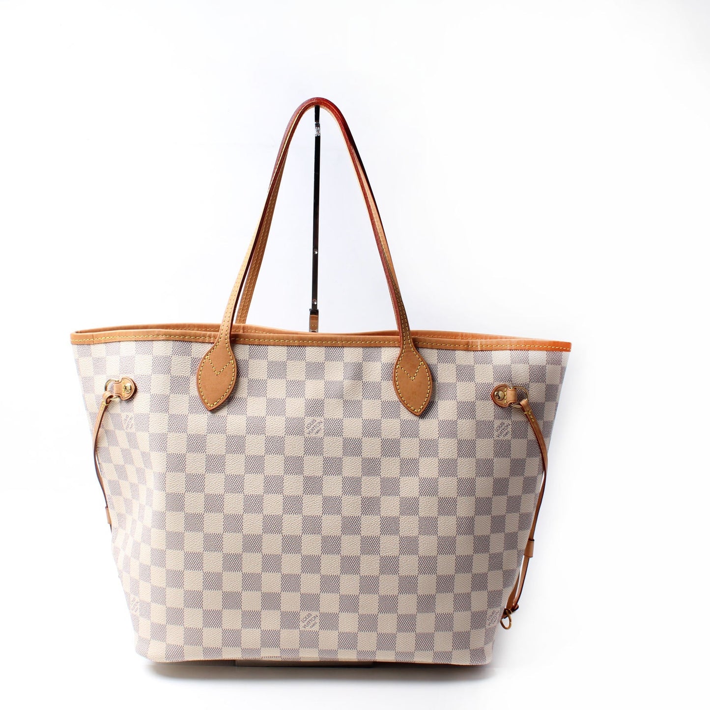 Louis Vuitton Neverfull MM Azur Damier Tote Bag Azur 62