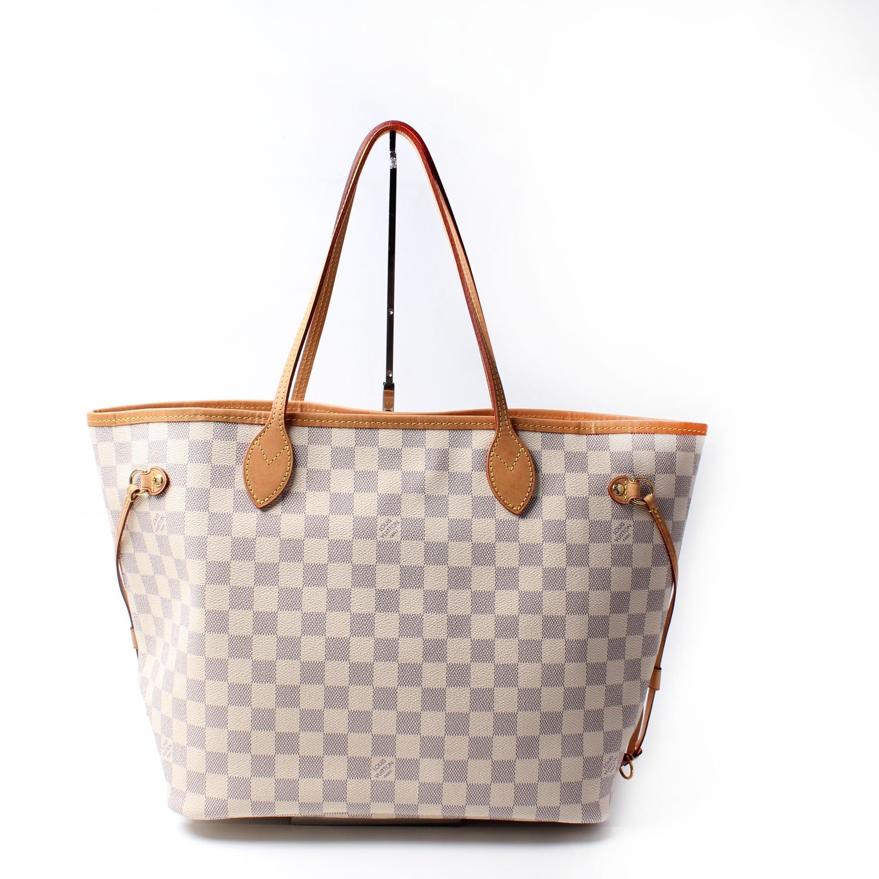 Louis Vuitton Neverfull MM Azur Damier Tote Bag Azur 62