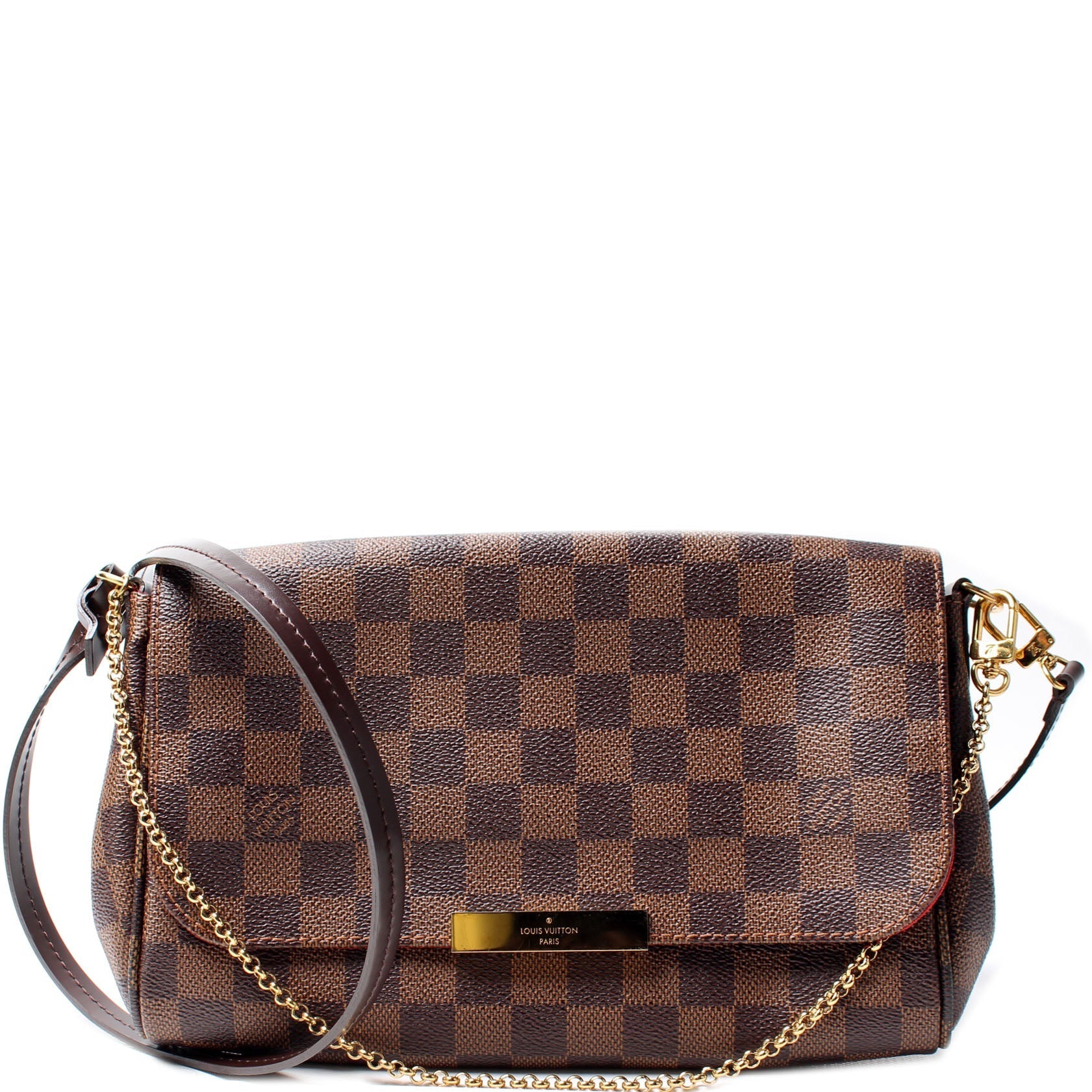 Louis Vuitton Favorite MM Ebene Damier Handbag Ebene 13