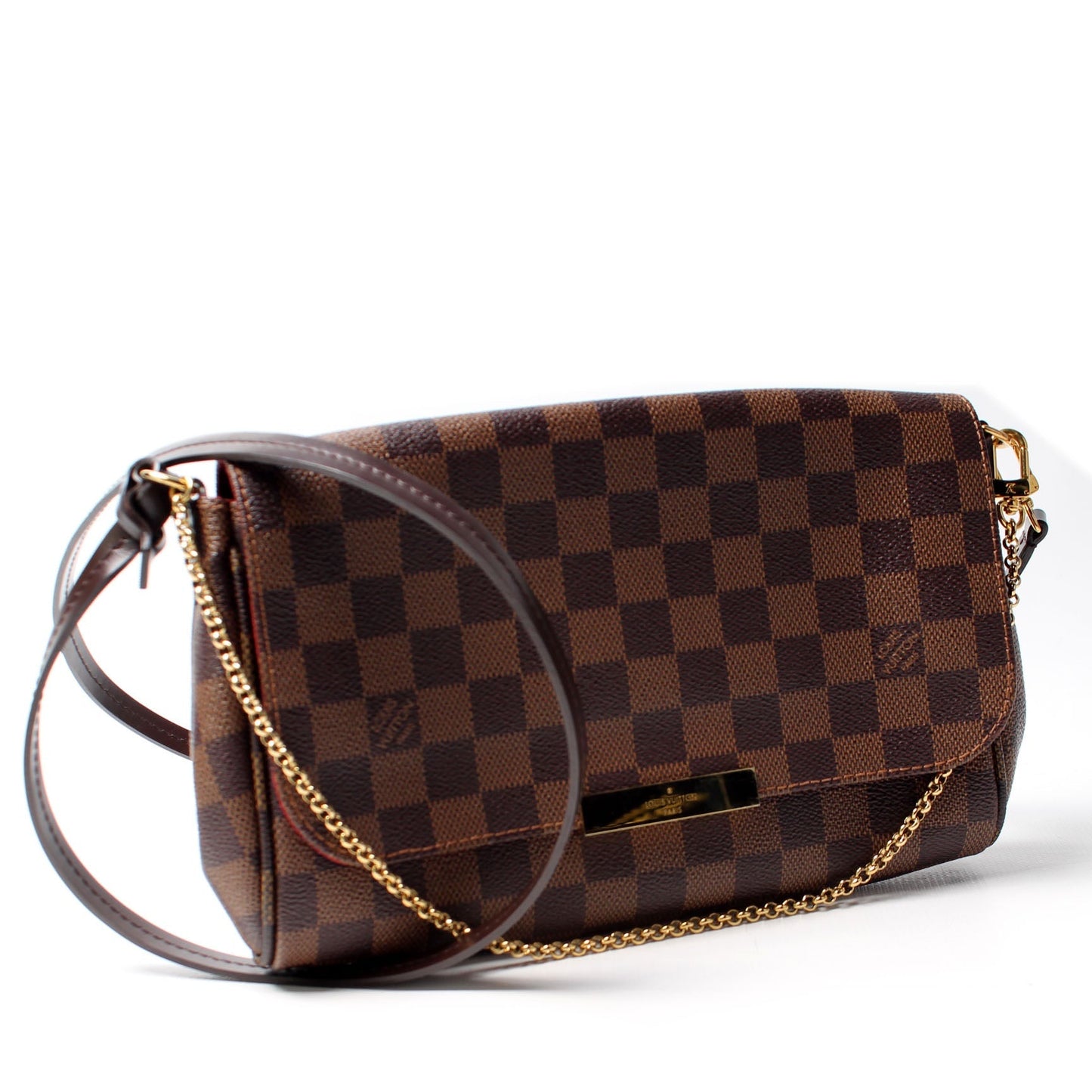 Louis Vuitton Favorite MM Ebene Damier Handbag Ebene 13