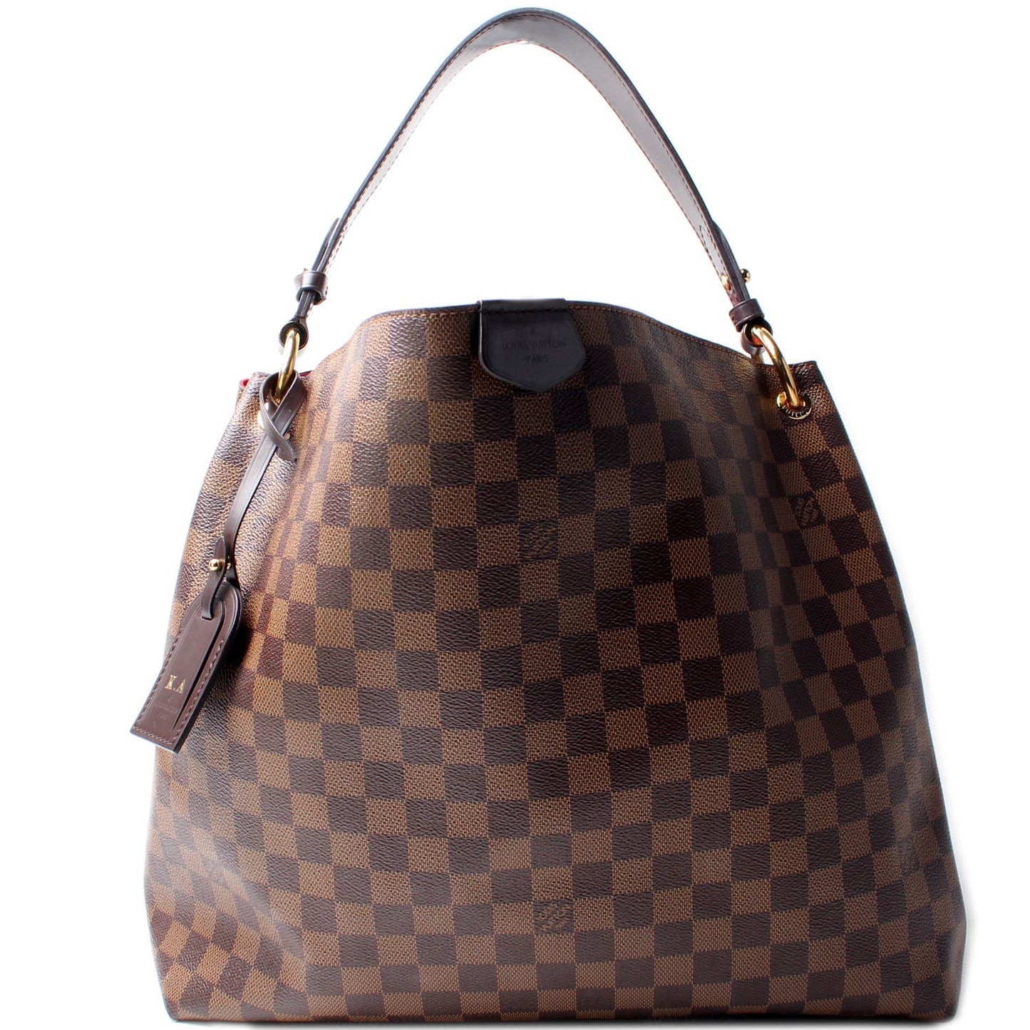 Louis Vuitton Graceful MM Ebene Damier Handbag Ebene 12
