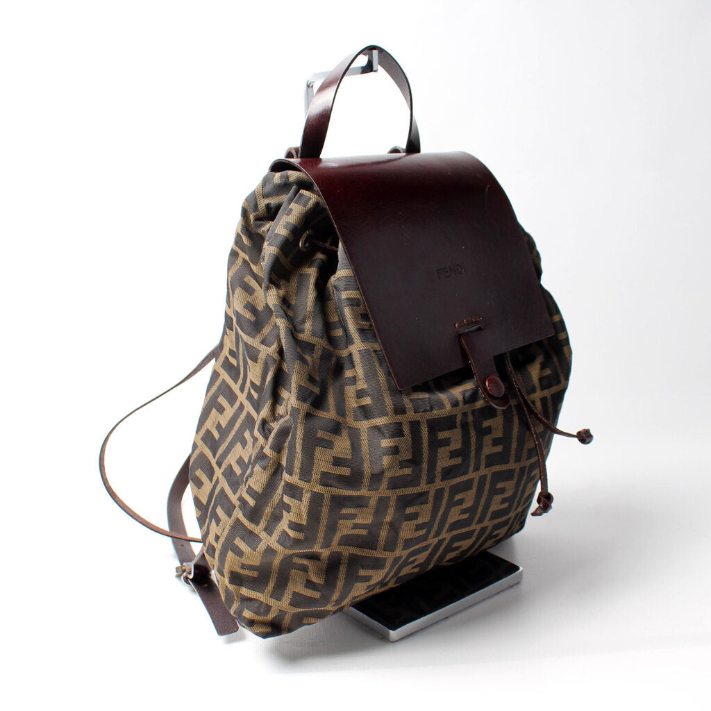Fendi Zucca Backpack Bag Small