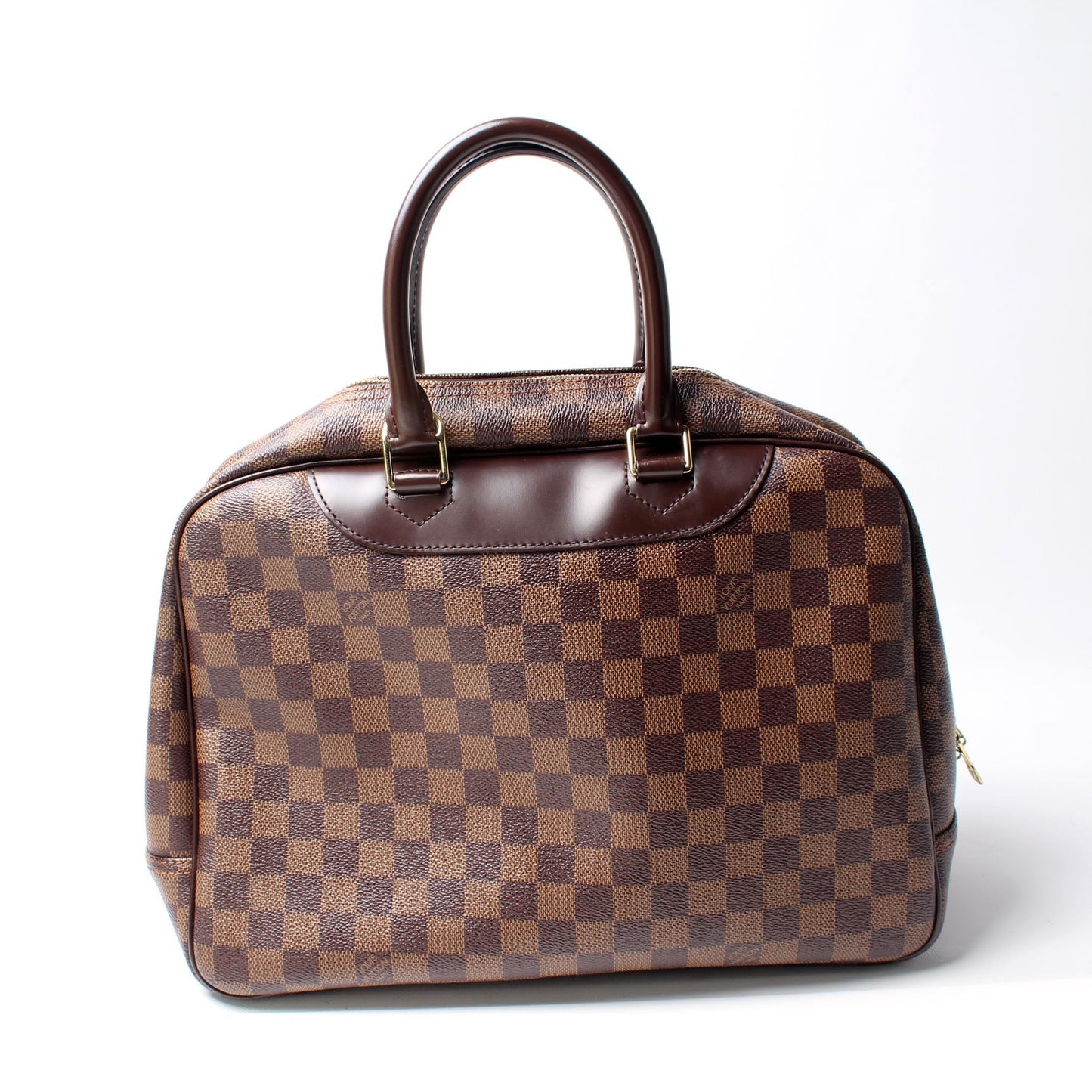 Louis Vuitton Deauville Ebene Damier Handbag