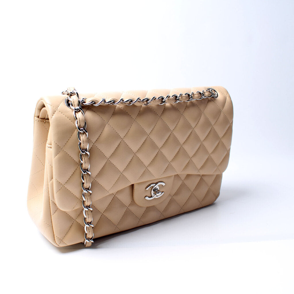 Chanel Classic Flap Jumbo Lambskin 14M Handbag