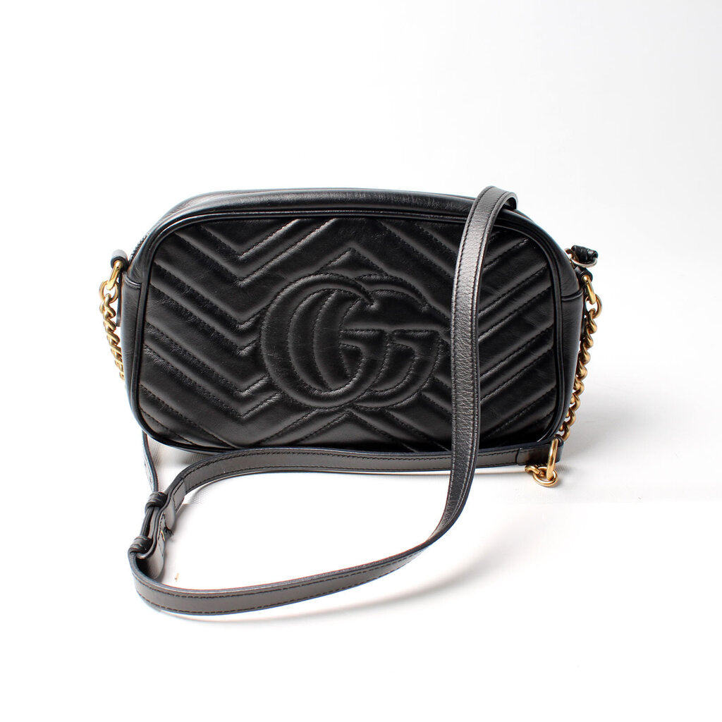 Gucci Marmont Camera Leather Small Crossbody Bag Camera 25