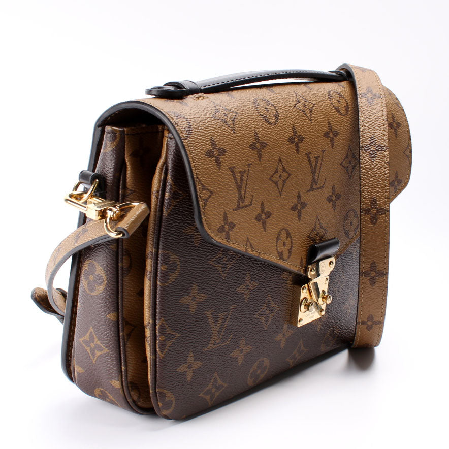Louis Vuitton Pochette Metis Reverse Monogram Clutch Bag Monogram 5