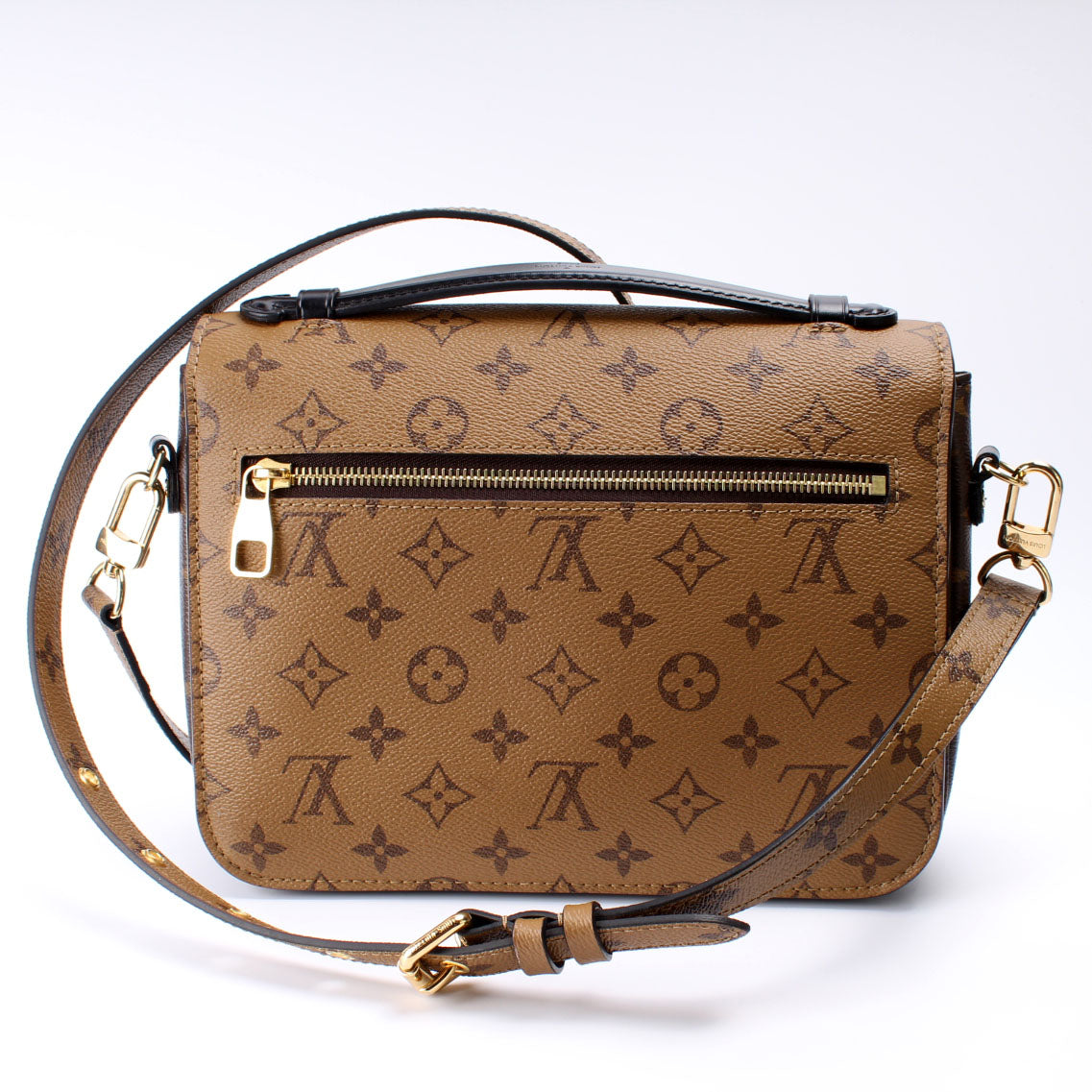 Louis Vuitton Pochette Metis Reverse Monogram Clutch Bag Monogram 5