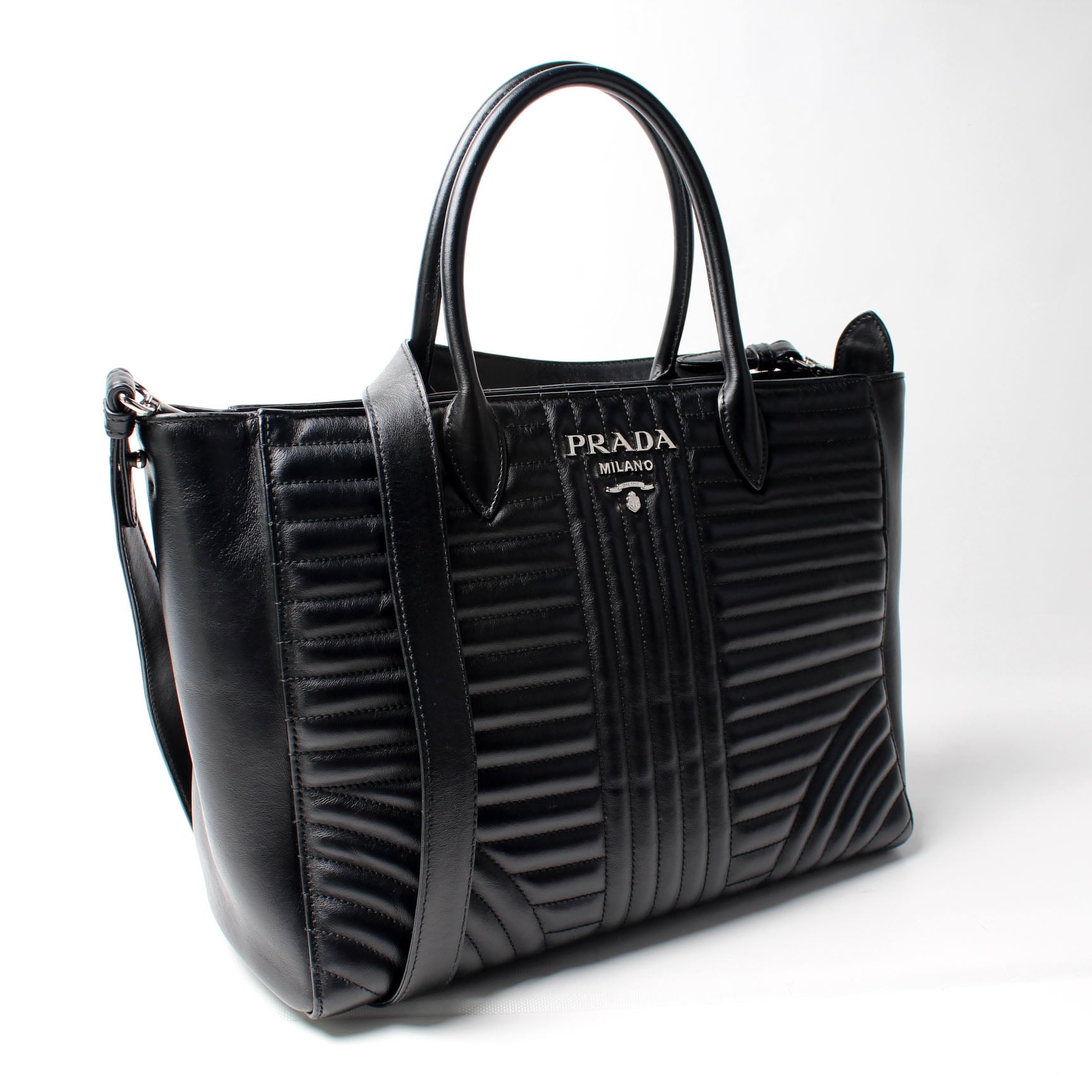Prada Diagramme Tote Bag