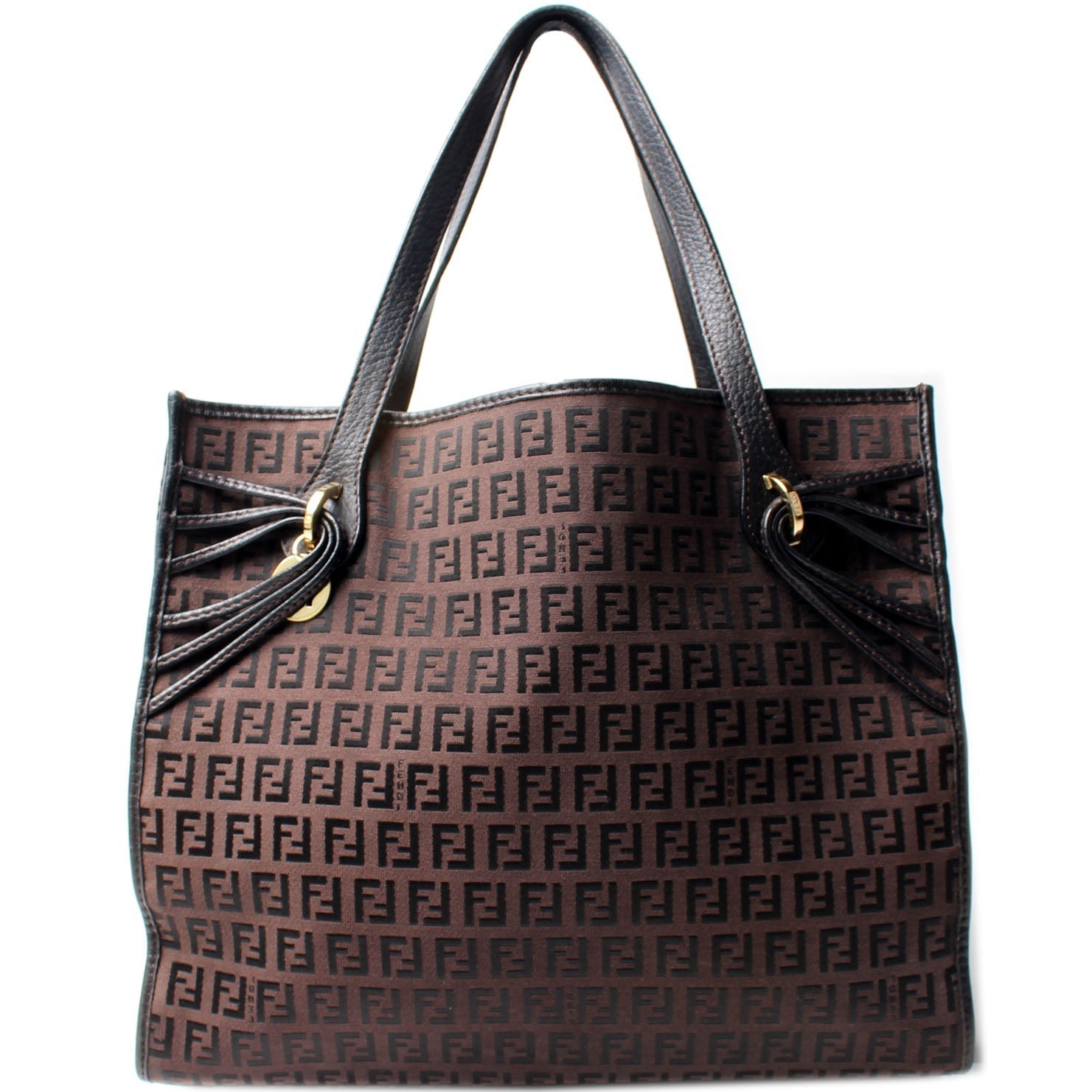 Fendi 8Bh153 Zucchino Tote Bag Canvas