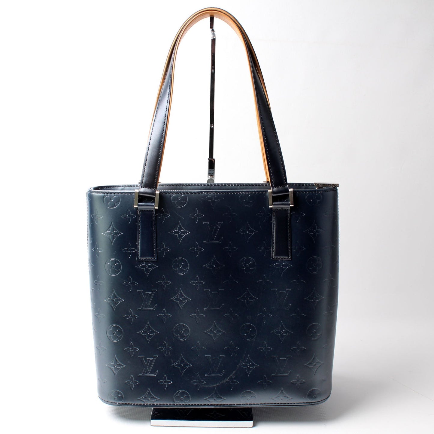 Louis Vuitton Stockton Matte Monogram Leather Handbag Leather 5