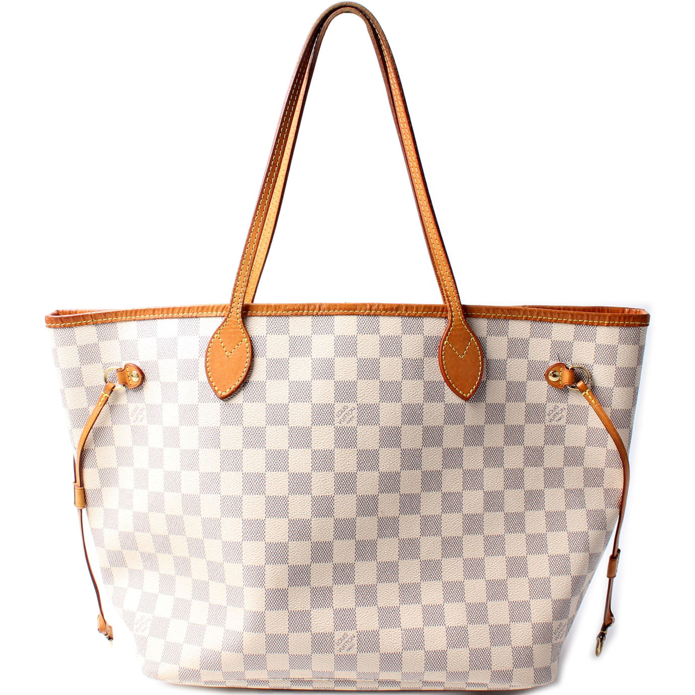 Louis Vuitton Neverfull MM Azur Damier Tote Bag Azur 64