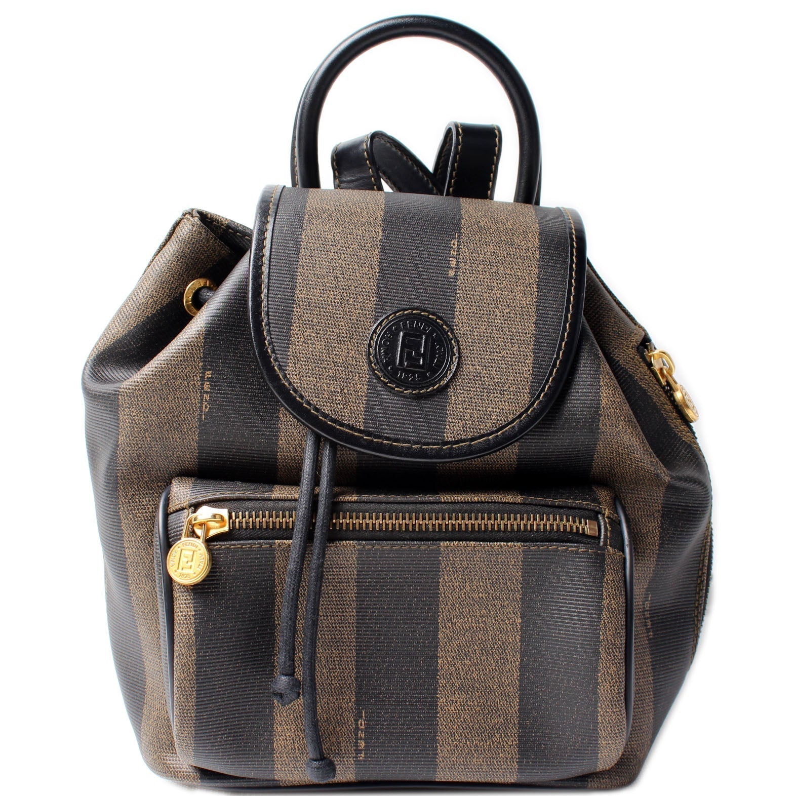 Fendi Pequin Backpack Bag Mini