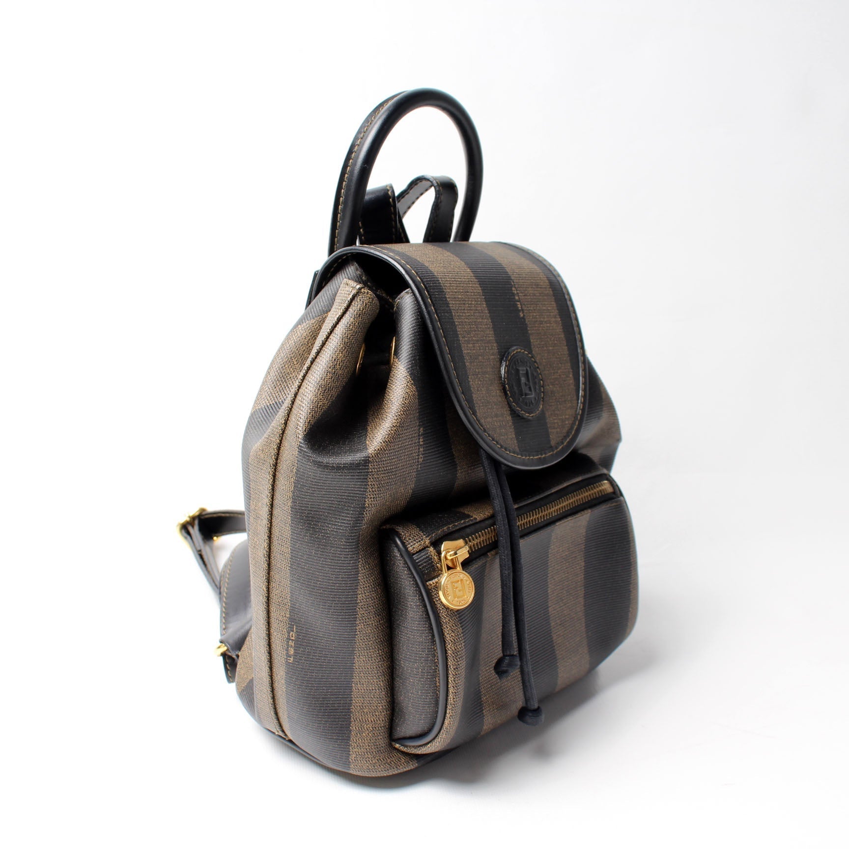 Fendi Pequin Backpack Bag Mini