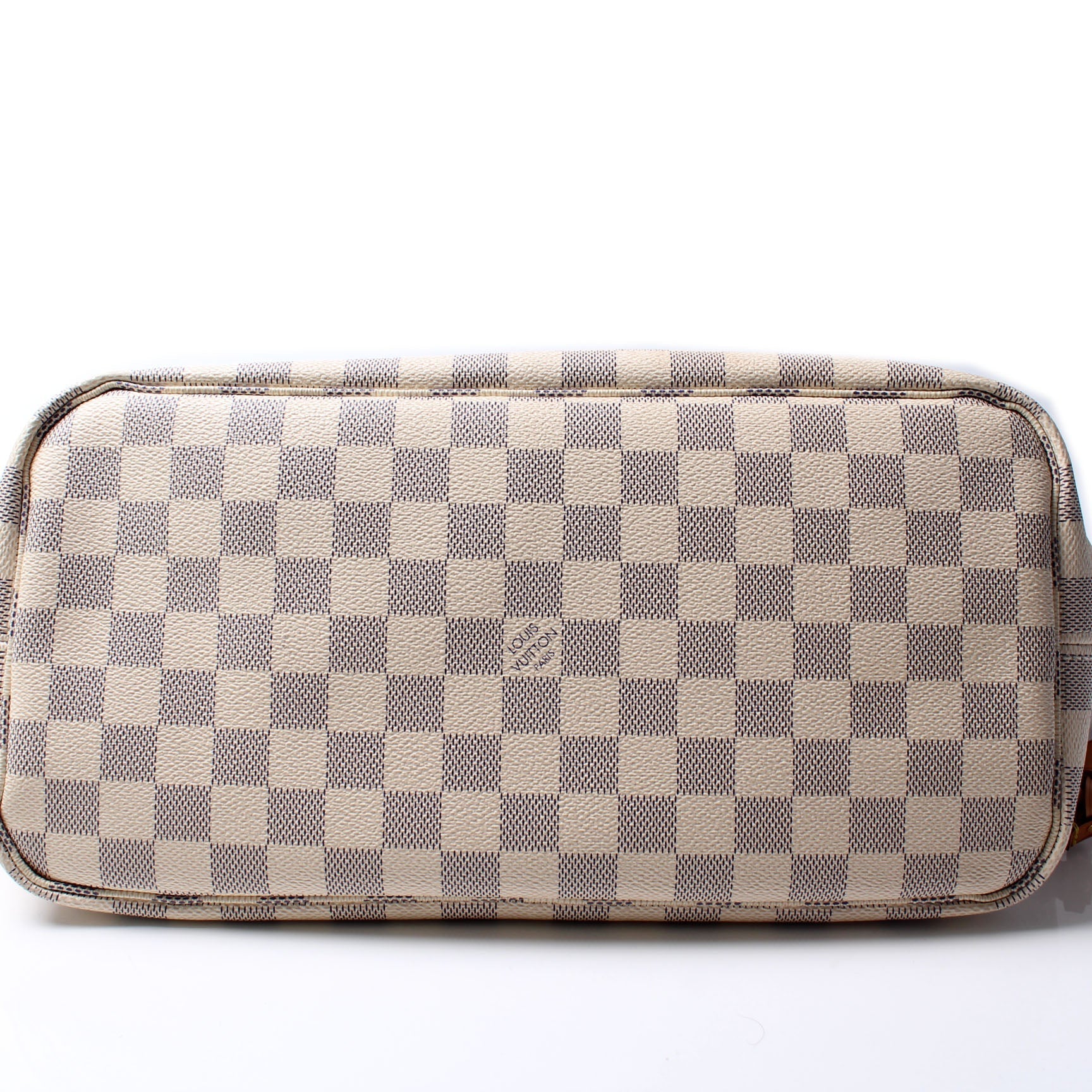 Louis Vuitton Neverfull MM W Azur Damier Wallet Case Azur 2