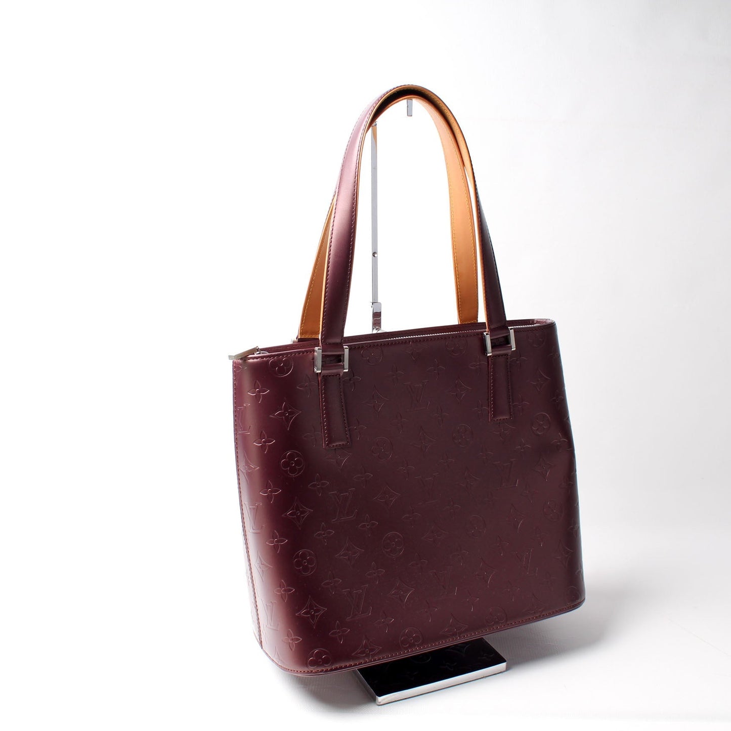 Louis Vuitton Stockton Matte Monogram Leather Handbag Leather 6