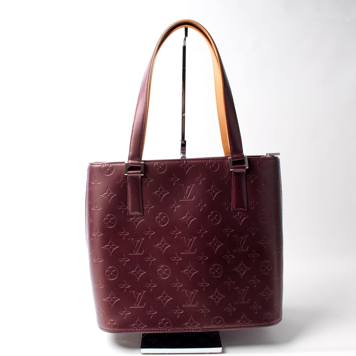 Louis Vuitton Stockton Matte Monogram Leather Handbag Leather 6