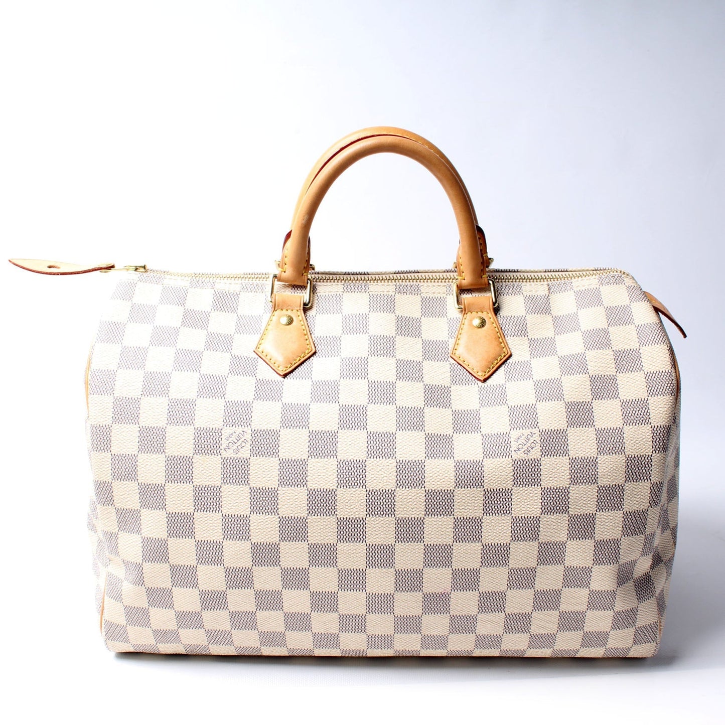 Louis Vuitton Speedy 35 Azur Damier Handbag Azur 1