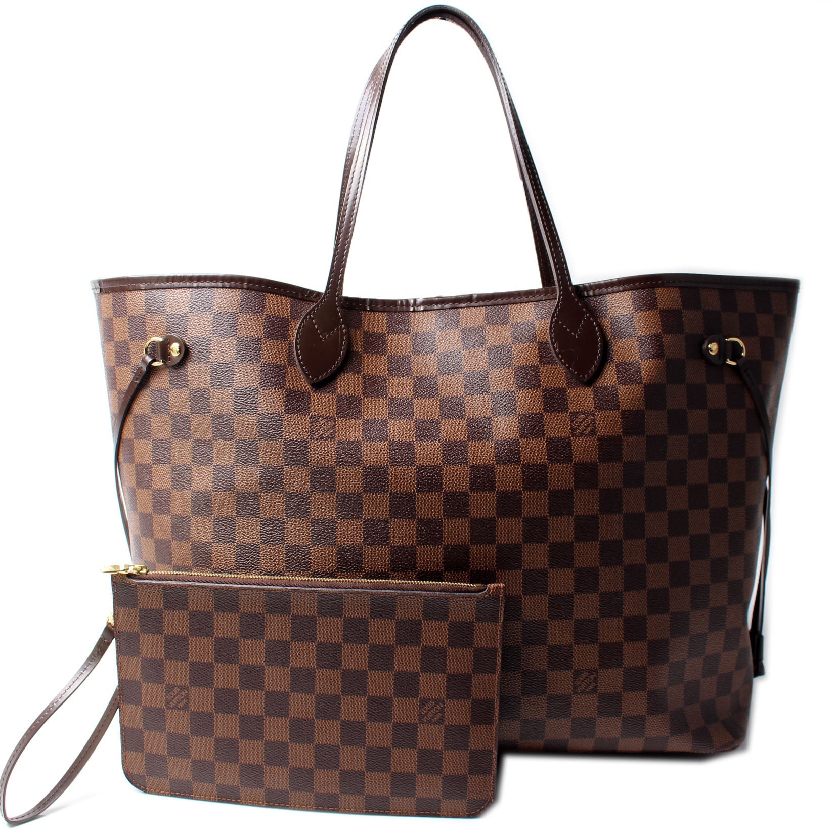 Louis Vuitton Neverfull GM W Ebene Damier Wallet Case