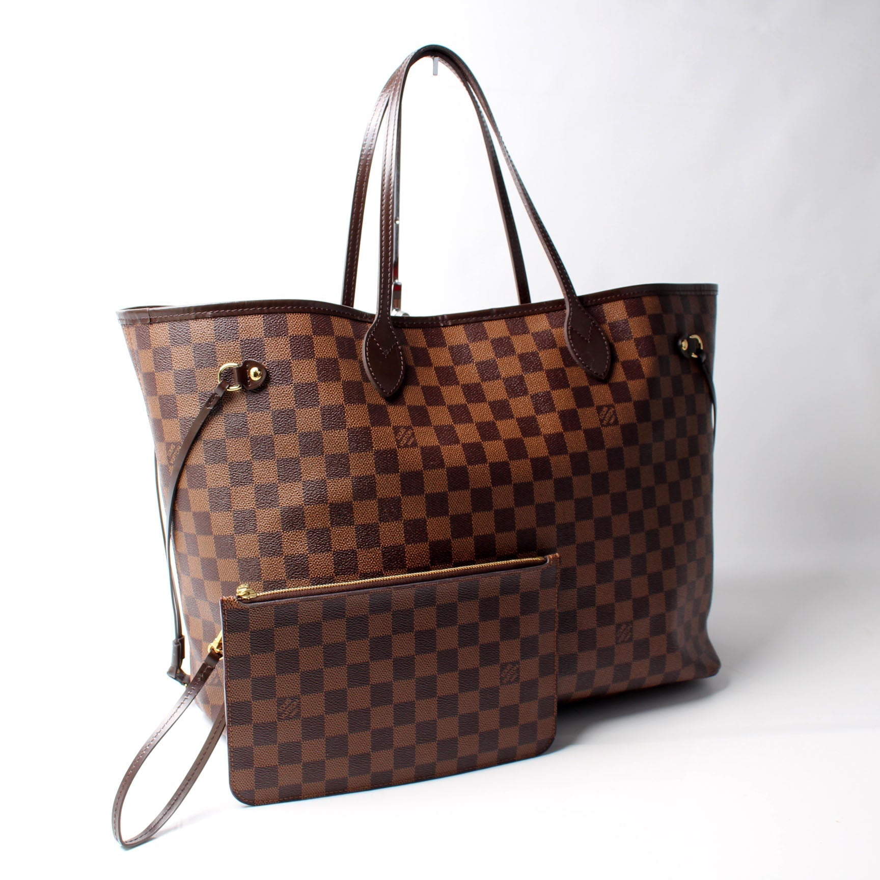 Louis Vuitton Neverfull GM W Ebene Damier Wallet Case