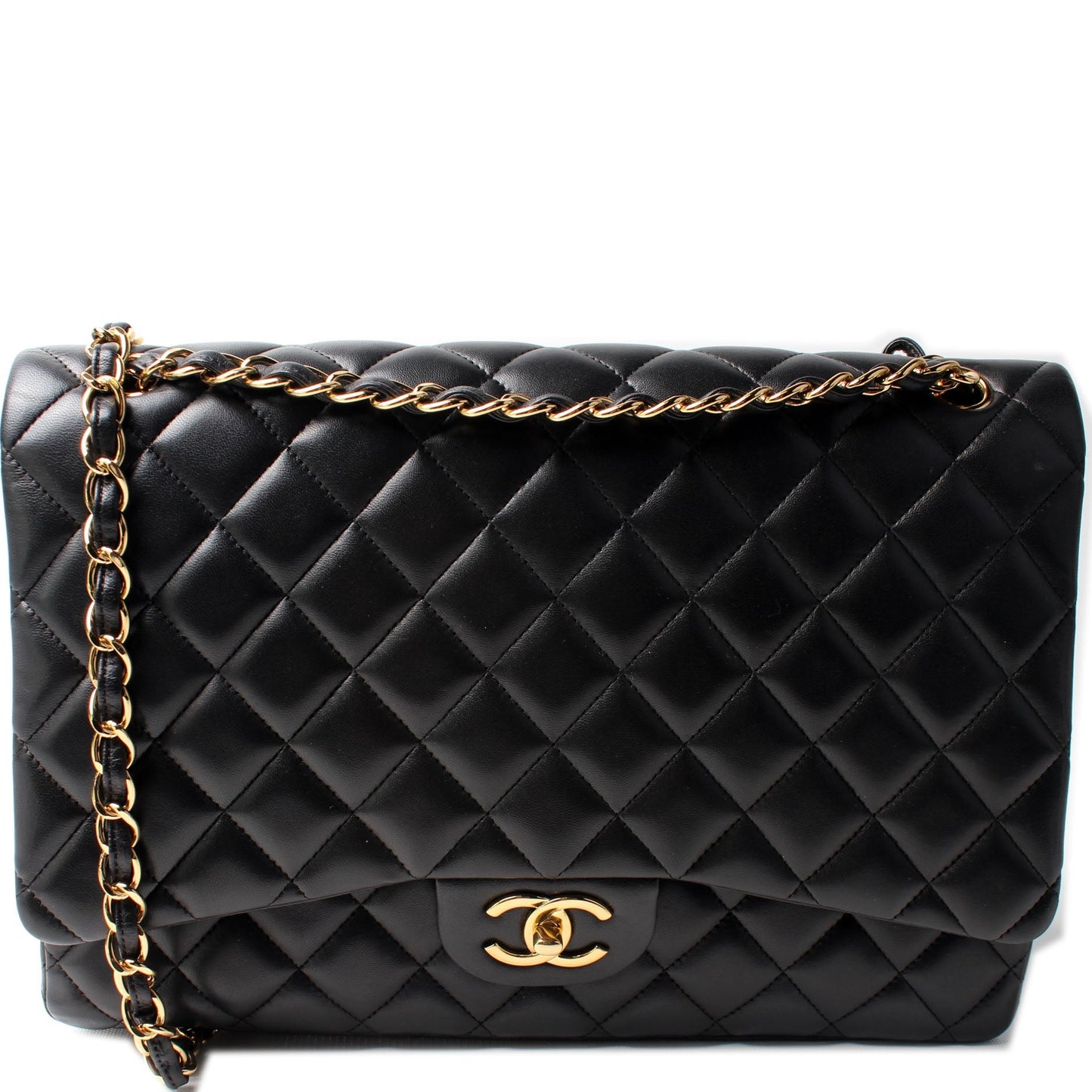 Chanel Classic Flap Maxi Lambskin 15M Handbag 15M 2