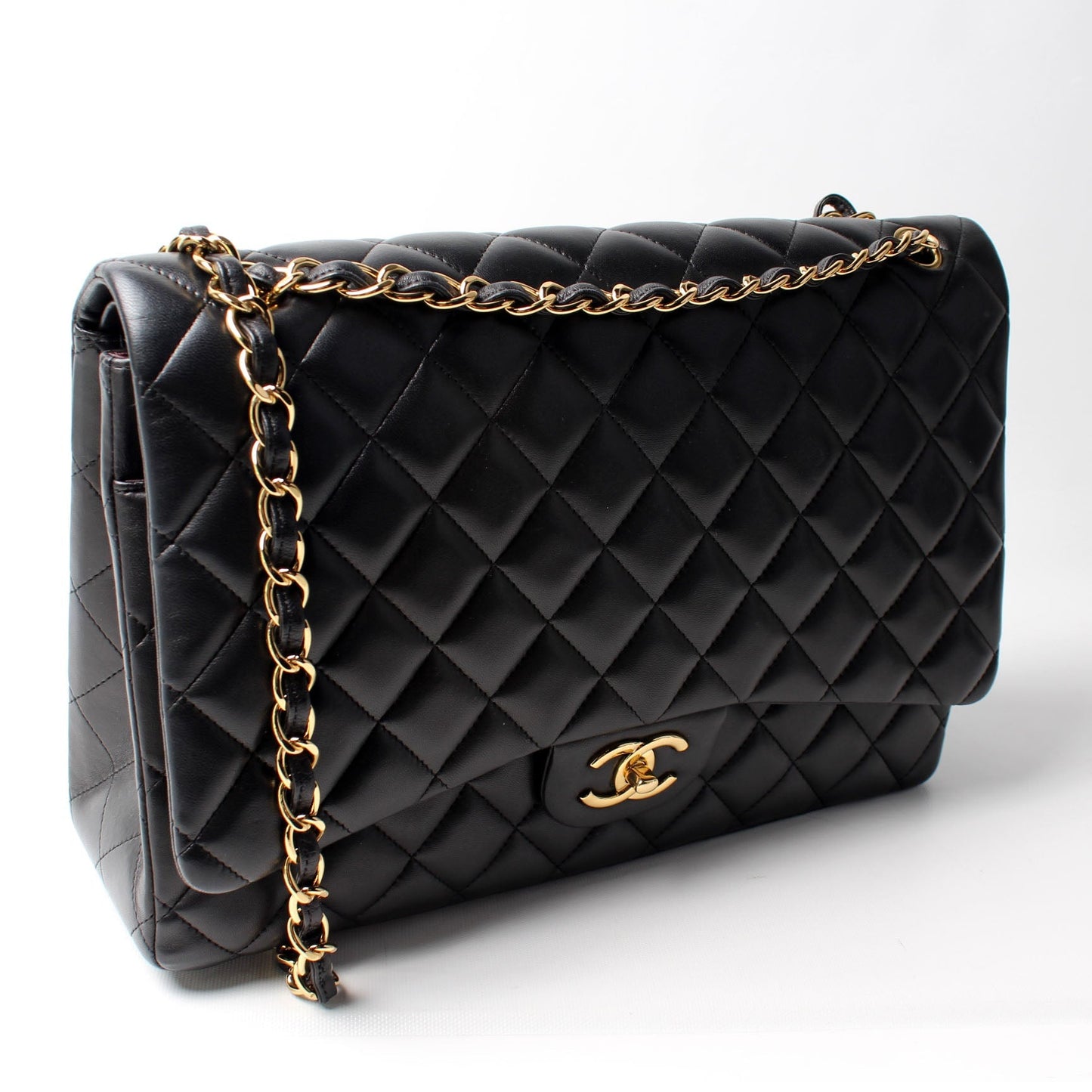 Chanel Classic Flap Maxi Lambskin 15M Handbag 15M 2