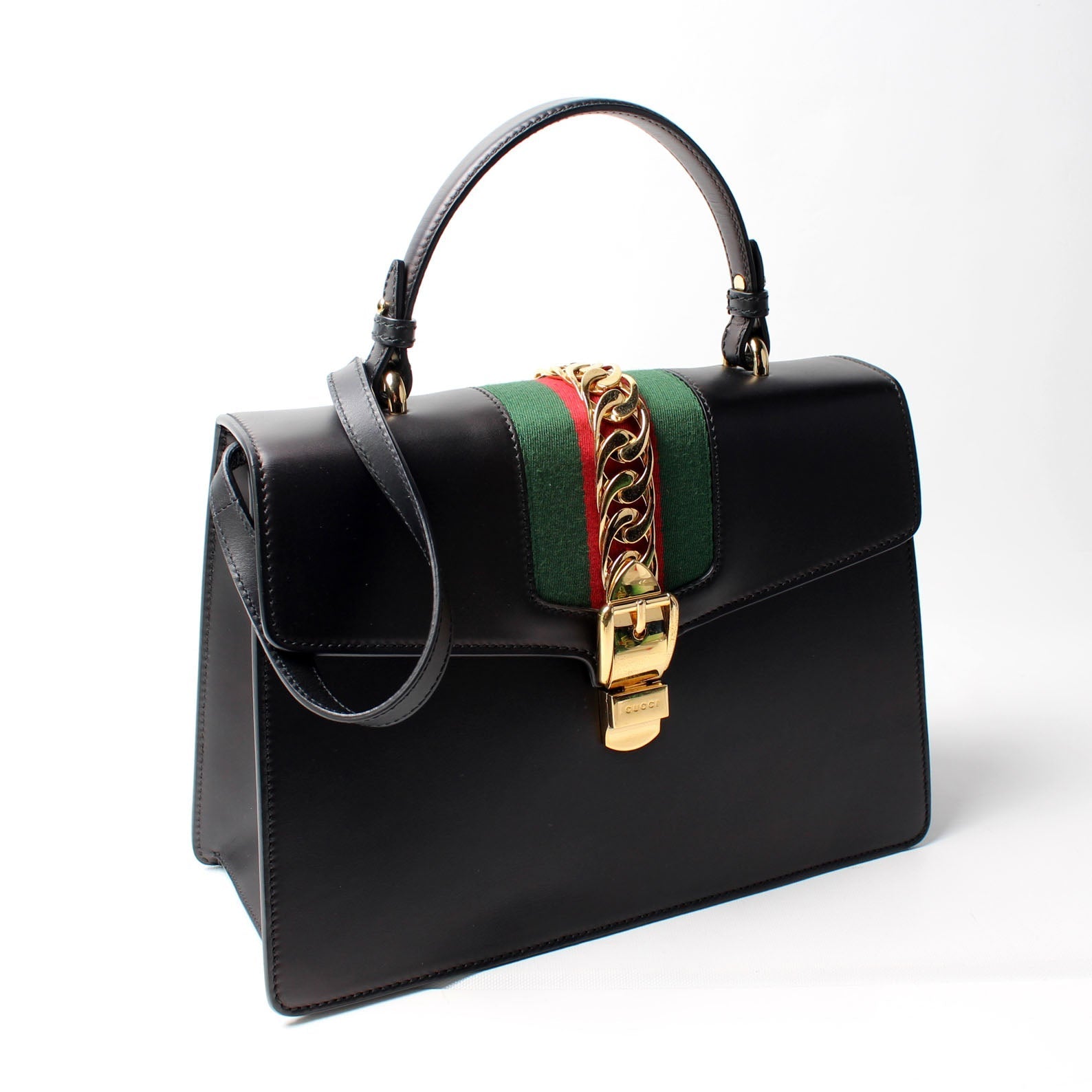 Gucci Sylvie Medium Top Handle Travel Bag