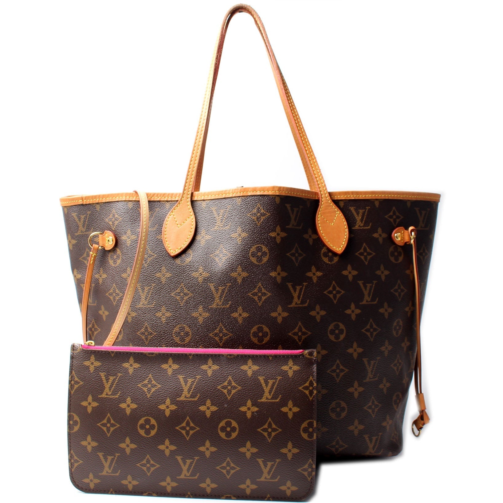 Louis Vuitton Neverfull MM W Monogram Wallet Case Monogram 6
