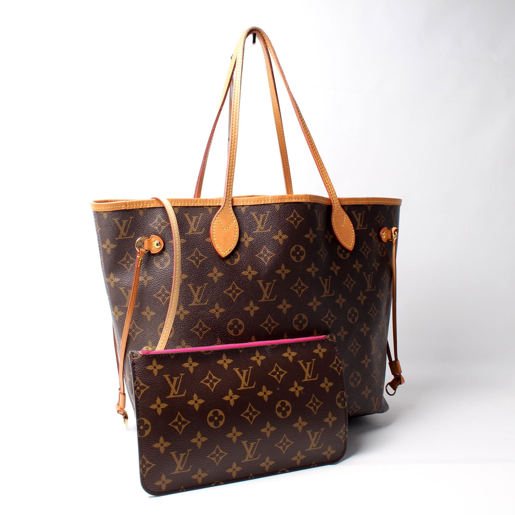 Louis Vuitton Neverfull MM W Monogram Wallet Case Monogram 6