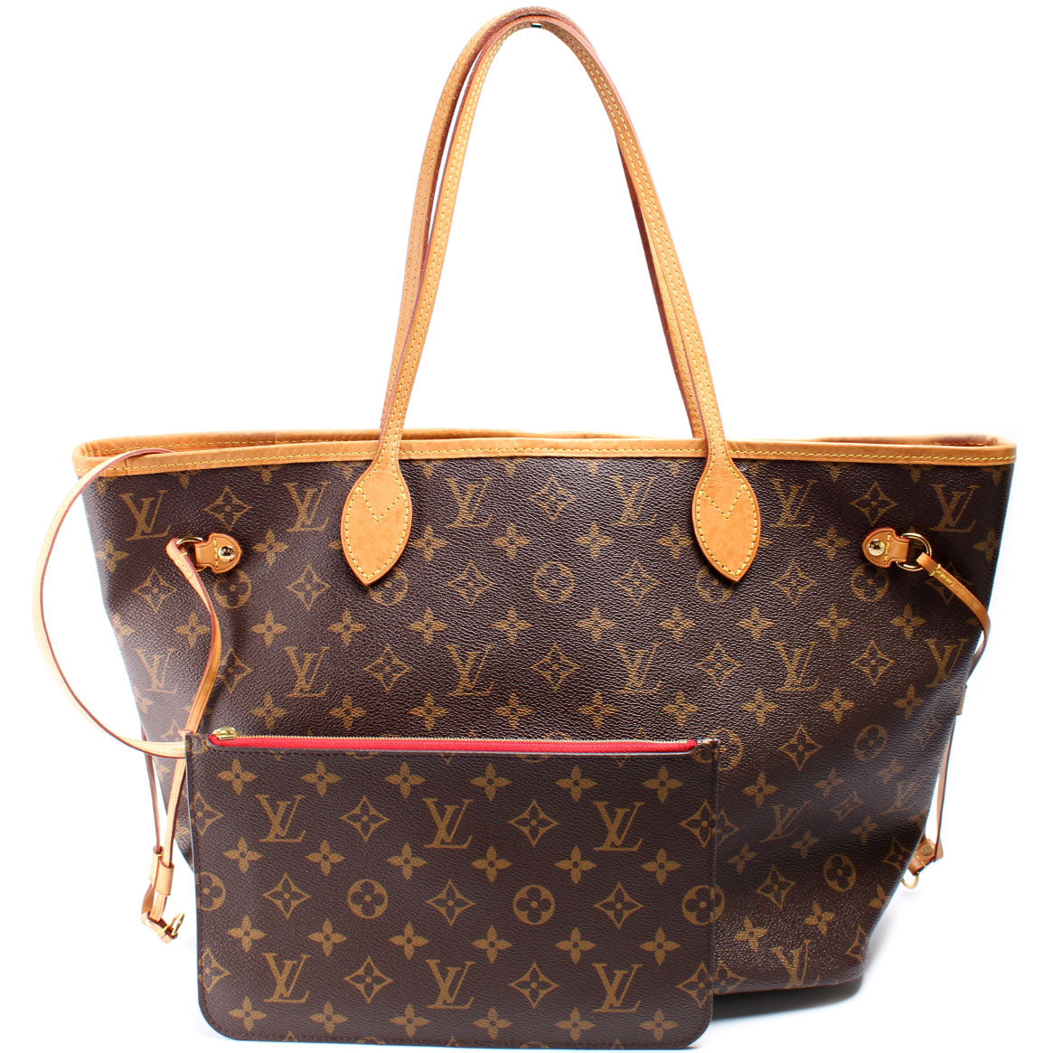 Louis Vuitton Neverfull MM W Monogram Wallet Case Monogram 7