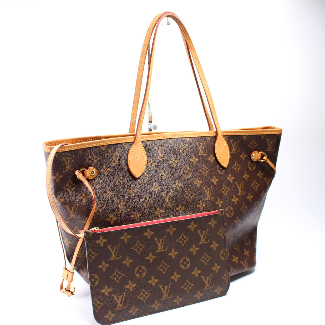 Louis Vuitton Neverfull MM W Monogram Wallet Case Monogram 7