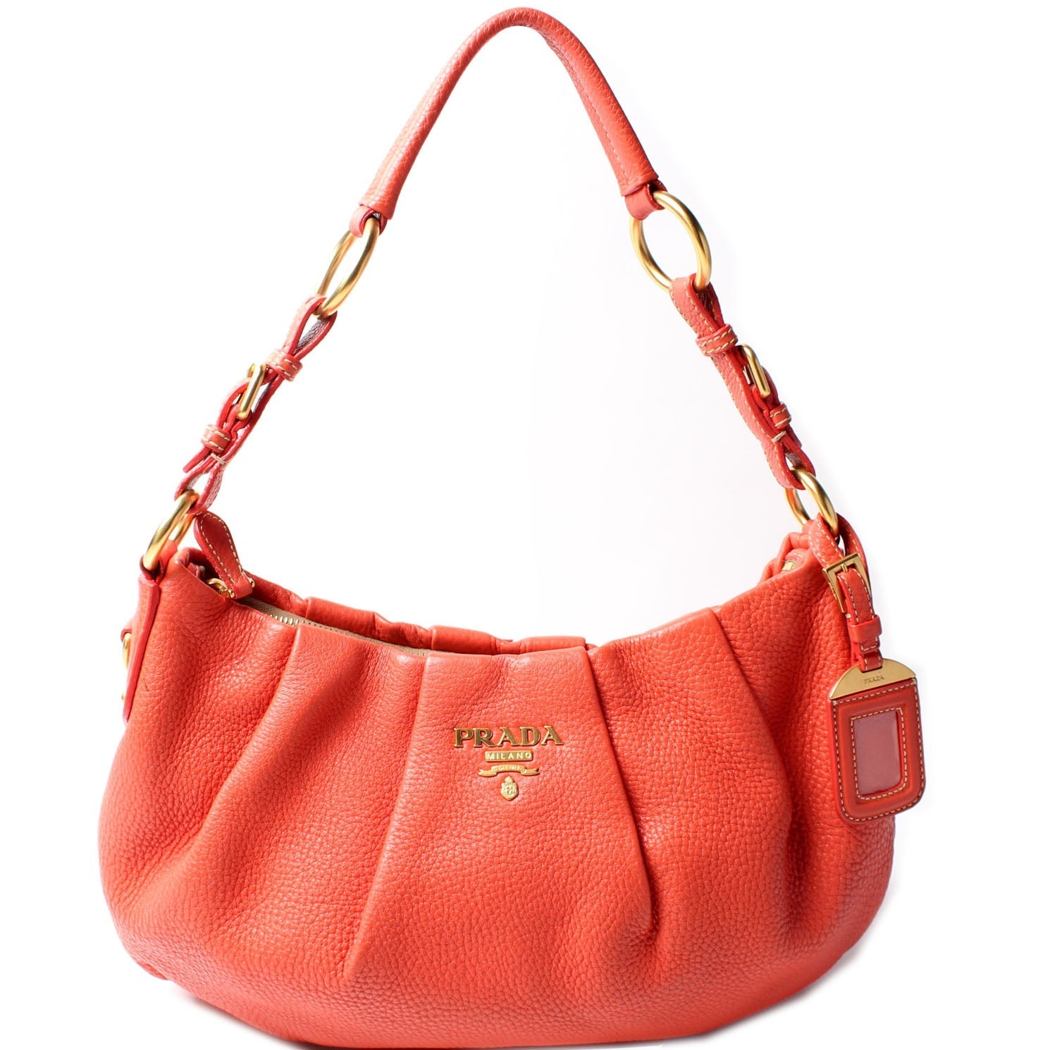 Prada Vitello Daino Hobo Bag Small Travel Bag