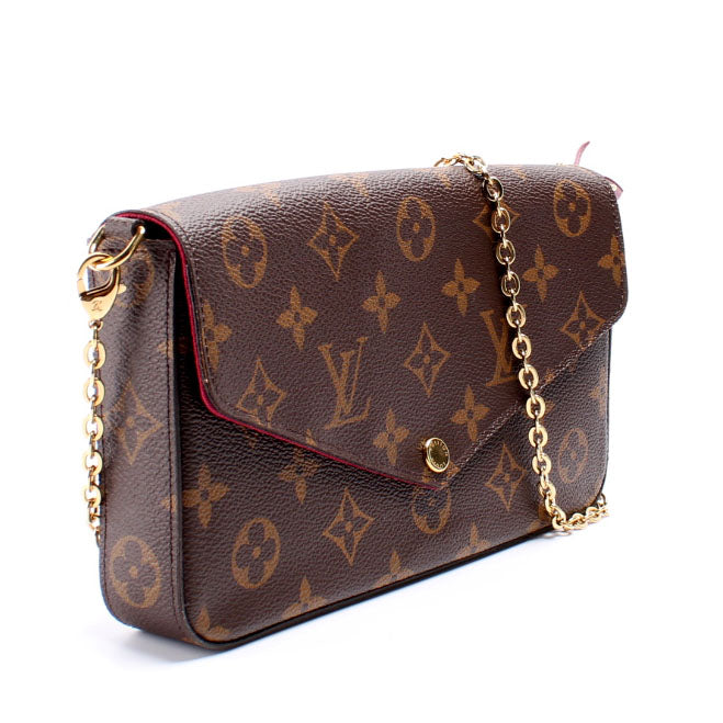 Louis Vuitton Pochette Felicie Monogram Clutch Bag Monogram 43
