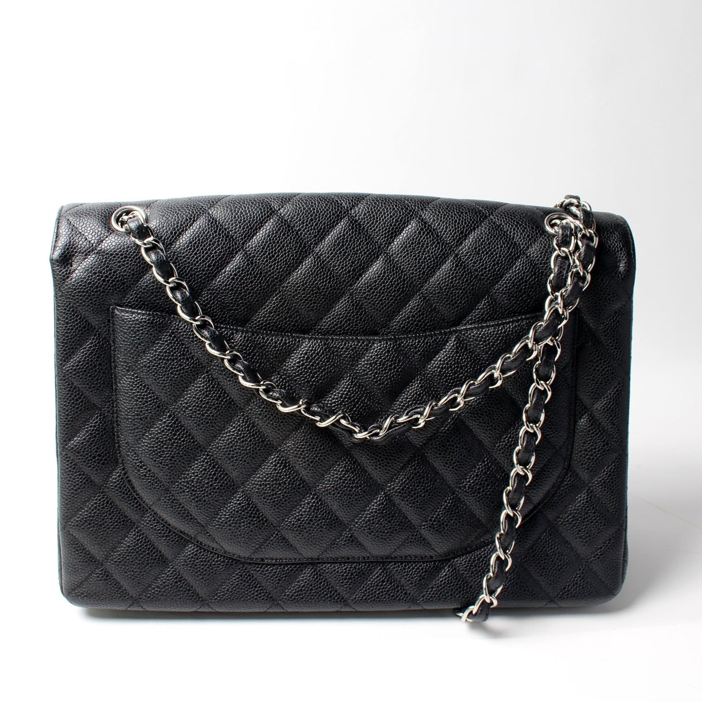 Chanel Classic Flap Maxi Caviar 14M Handbag Caviar 14M