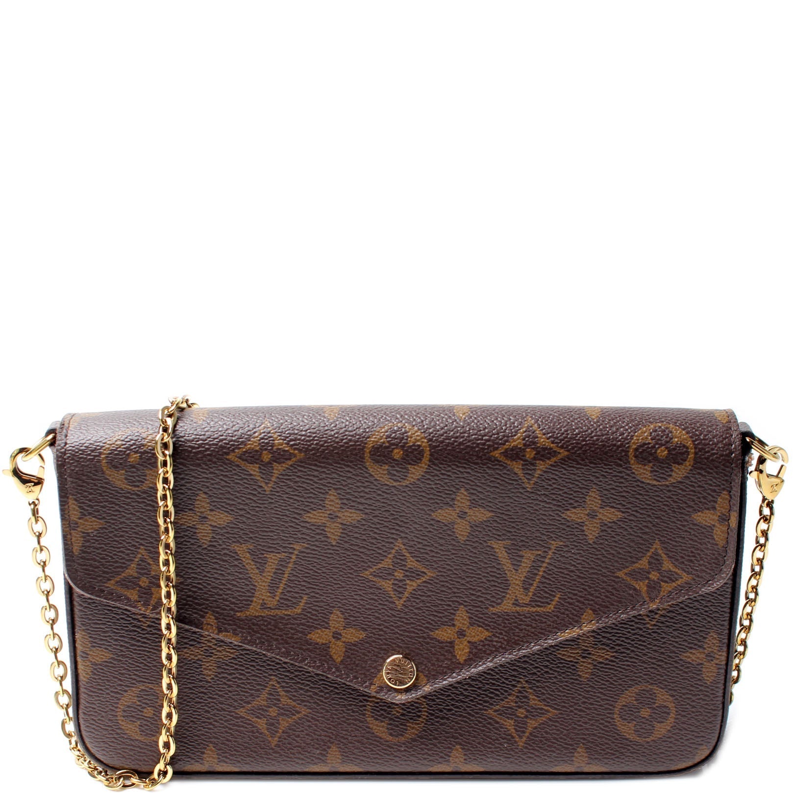 Louis Vuitton Pochette Felicie Monogram Clutch Bag Monogram 44