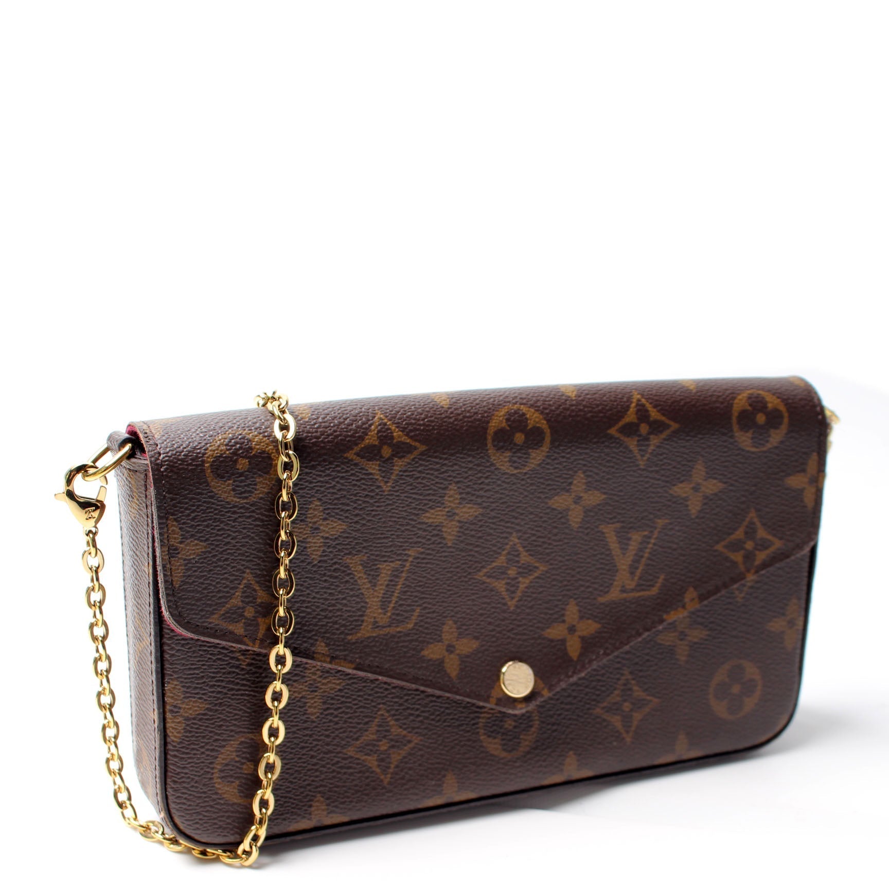 Louis Vuitton Pochette Felicie Monogram Clutch Bag Monogram 44