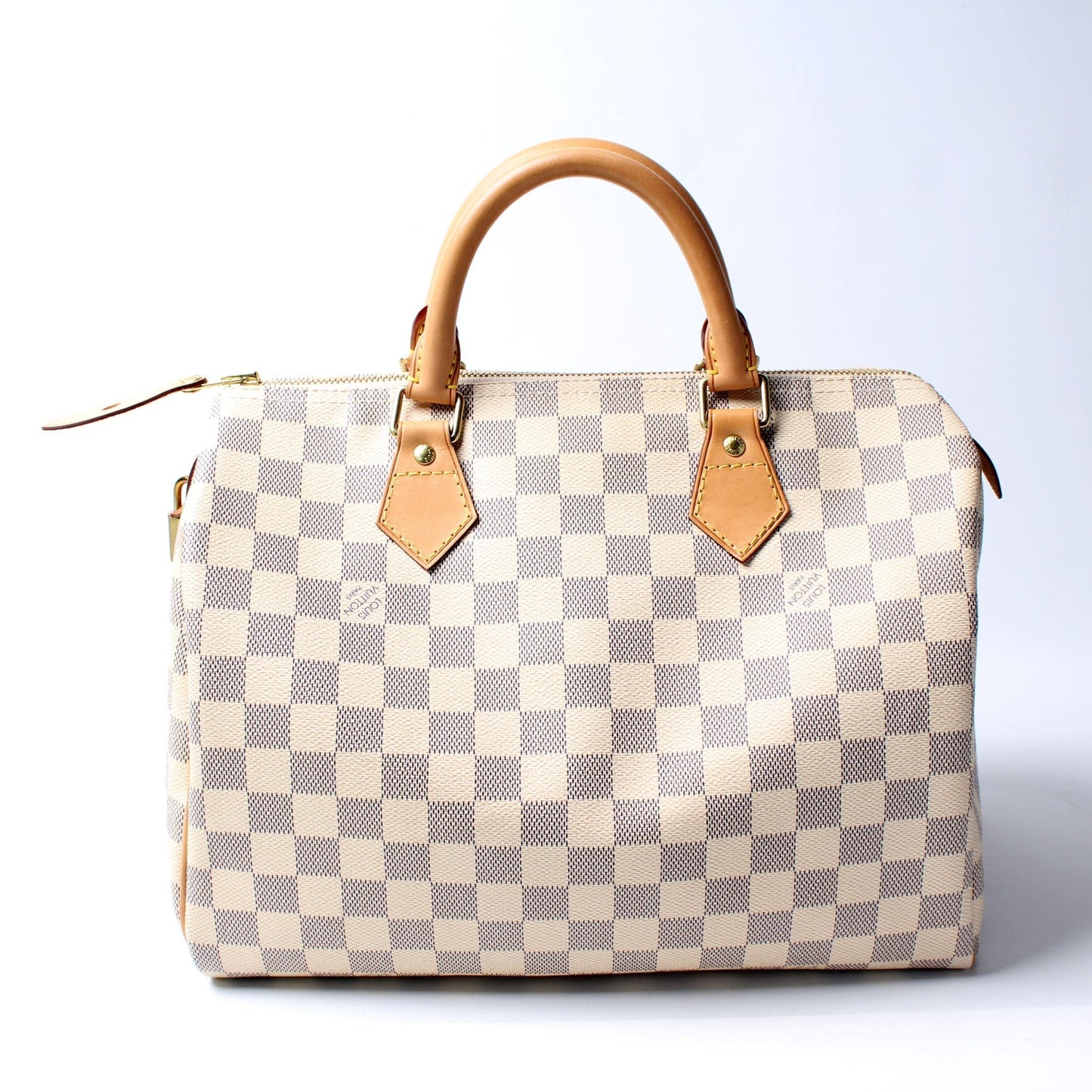 Louis Vuitton Speedy 30 Azur Damier Handbag Azur 32