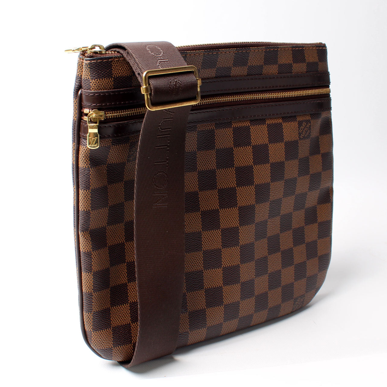 Louis Vuitton Pochette Bosphore Ebene Damier Clutch Bag Ebene 7