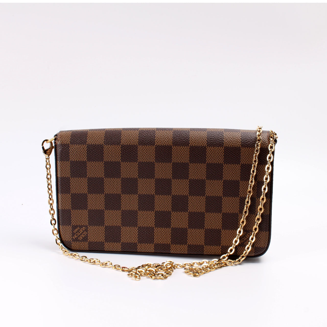 Louis Vuitton Pochette Felicie Ebene Clutch Bag