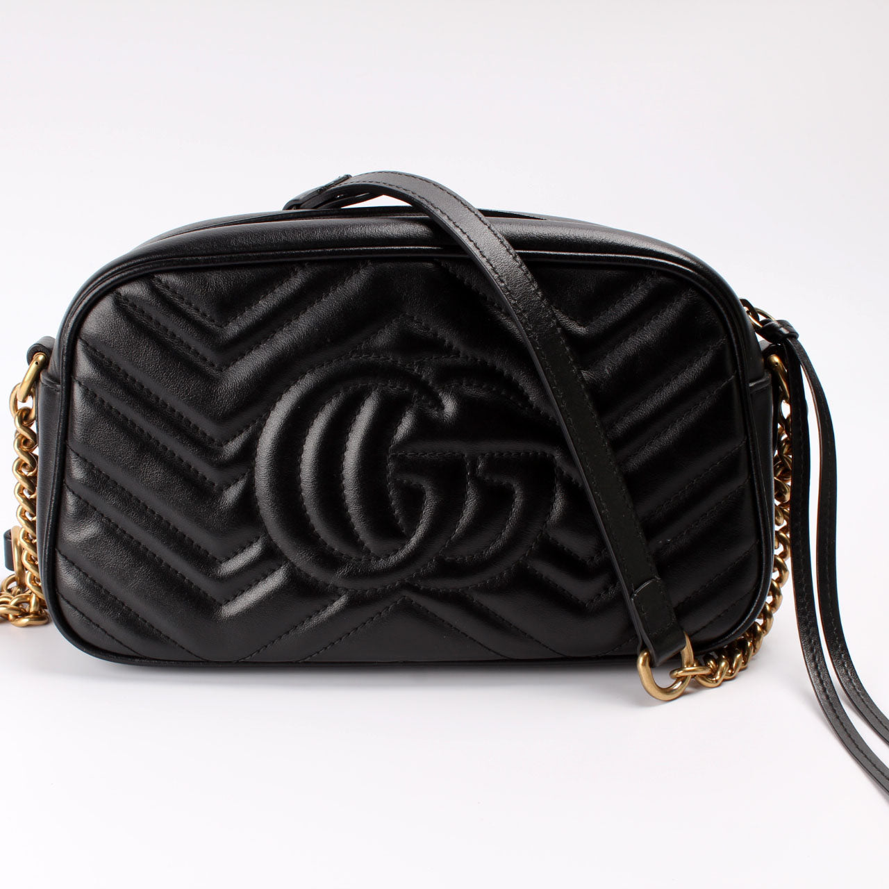 Gucci Marmont Camera Leather Small Crossbody Bag Bag 13