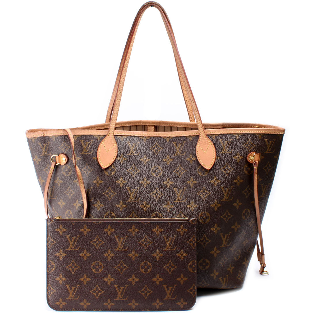 Louis Vuitton Neverfull MM W Monogram Wallet Case Monogram 8