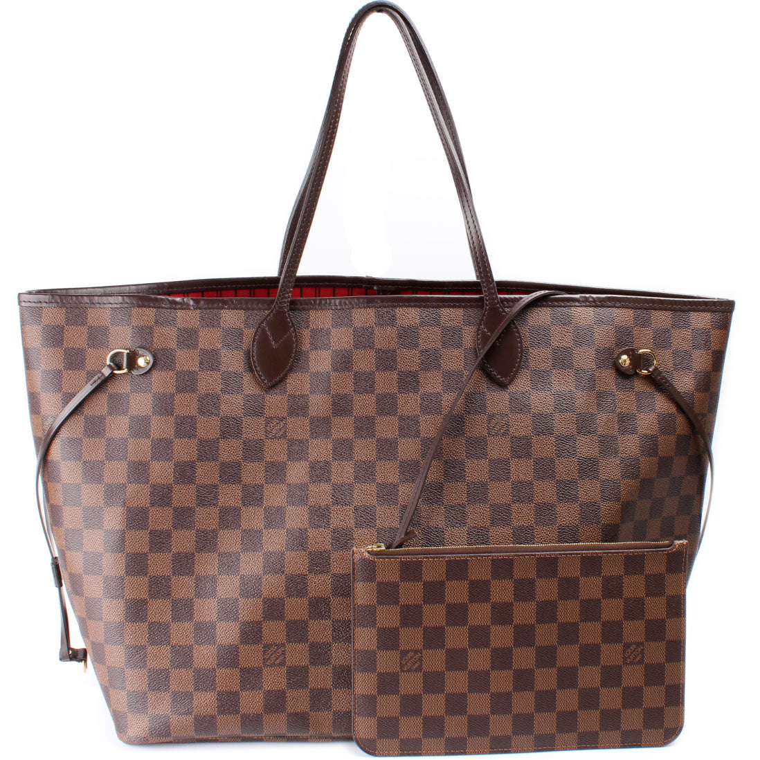 Louis Vuitton Neverfull GM Ebene Pochette Tote Bag
