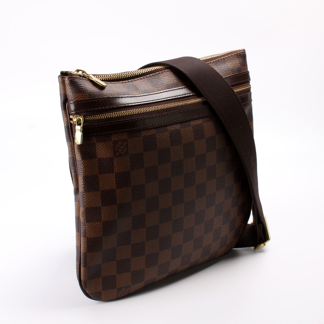 Louis Vuitton Pochette Bosphore Ebene Damier Clutch Bag A 1