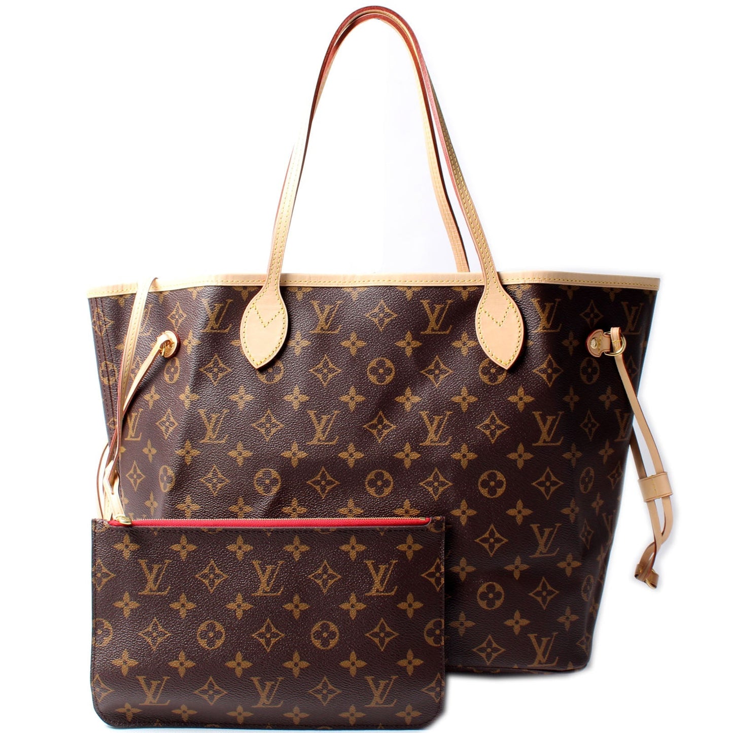 Louis Vuitton Neverfull MM W Monogram Wallet Case Monogram 9
