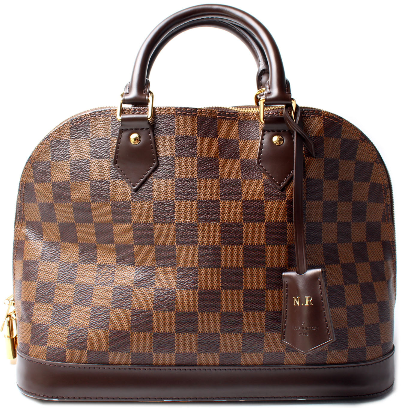 Louis Vuitton Alma PM Ebene Newer Damier Handbag Newer 2
