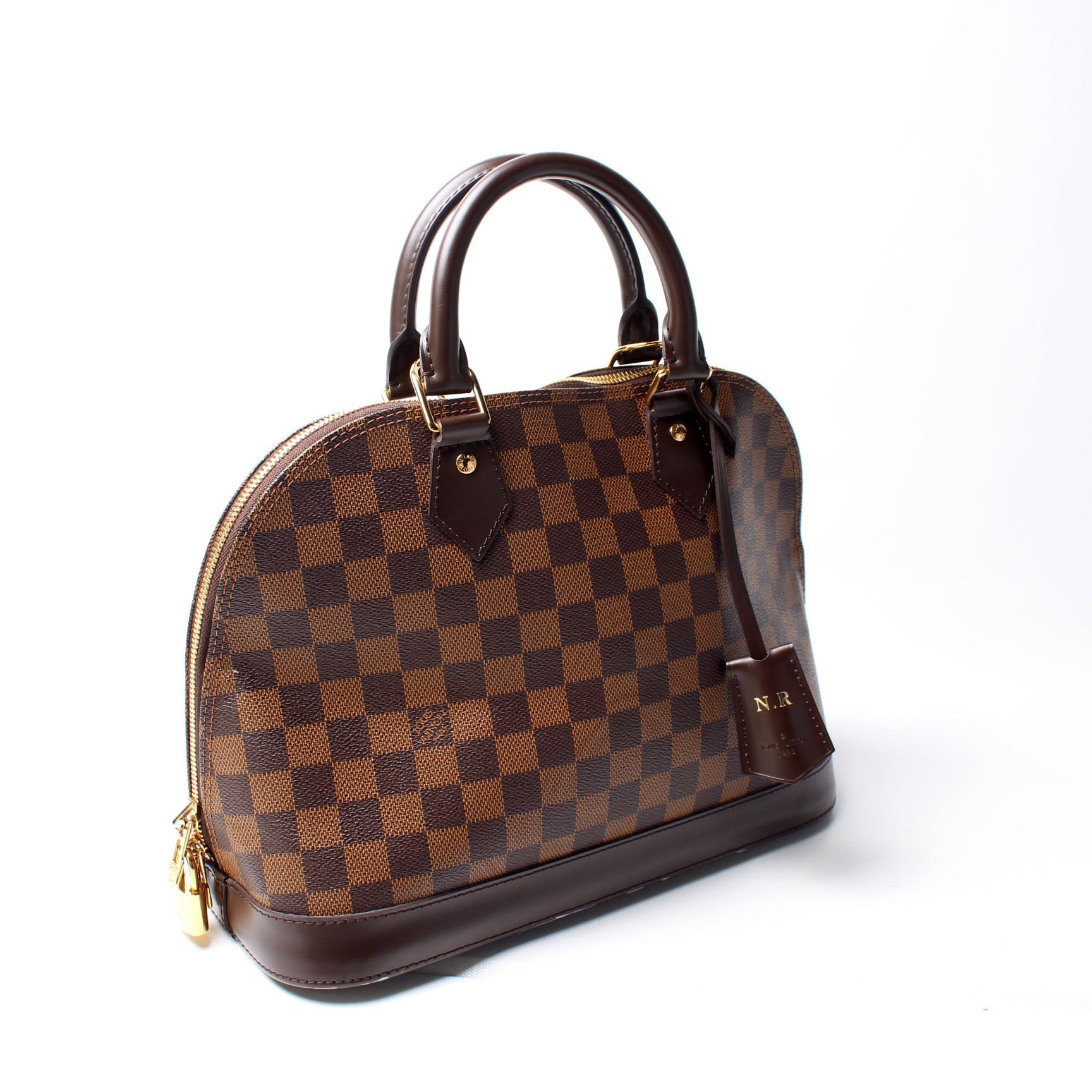 Louis Vuitton Alma PM Ebene Newer Damier Handbag Newer 2