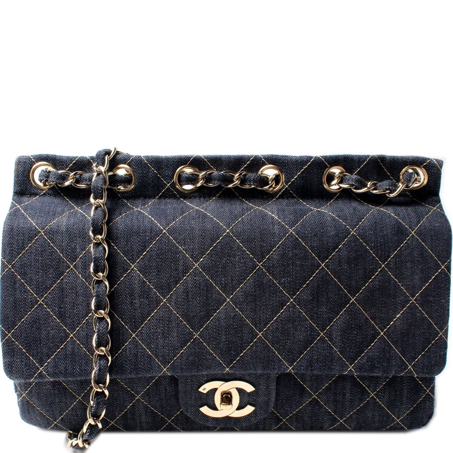 Chanel Denim Flap 10M Handbag