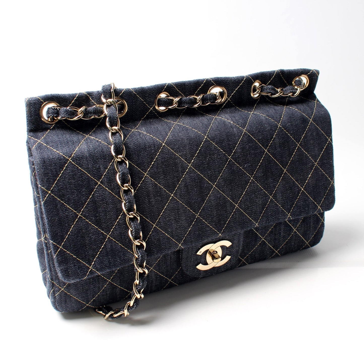 Chanel Denim Flap 10M Handbag